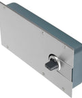 Glass Door Hinge Closer With Steel Floor Mount Hydraulic Buffer Ground Hinge For Cabinets Closets And Furniture Durable Silver Finish