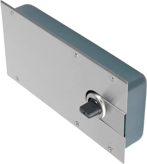 Glass Door Hinge Closer With Steel Floor Mount Hydraulic Buffer Ground Hinge For Cabinets Closets And Furniture Durable Silver Finish