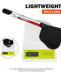Ultra Lightweight 12K Glossy Carbon TT Rest Bar For Road And MTB Bikes on scale showing weight of 163.5g