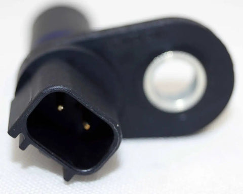 OEM Camshaft Position Sensor Replacement For Smooth Engine Timing, Plug In Drop In Sensor, Factory Quality Part For Reliable Start Up And Peak Performance, Easy Install, Compatible With Many Vehicles. Black plastic camshaft sensor with mounting eyelet