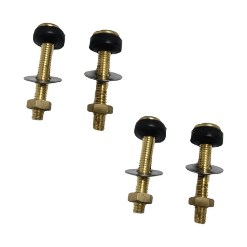Heavy Duty Split Toilet Tank Fastener Kit With Rustproof Gasket And Secure Seal For Split Toilet Systems General Mounting Hardware Built Tough And DIY Friendly Replacement Parts, 4 bolts