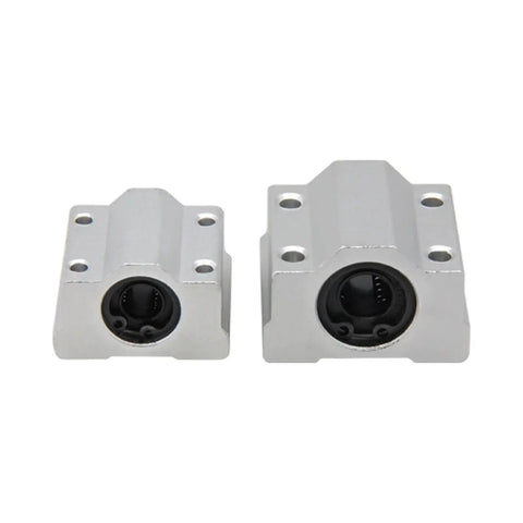 Heavy Duty Linear Motion Ball Bearing Slide Block Bushing Built Tough With Aluminum Housing And Rock Solid LMUU Bearings to glide on CNC shafts