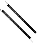 Stove Gap Cover 2 Pack Aluminum Kitchen Gap Filler For Cooktop Edges Black Easy To Install No Tools Flexible Cut To Fit Pro Grade