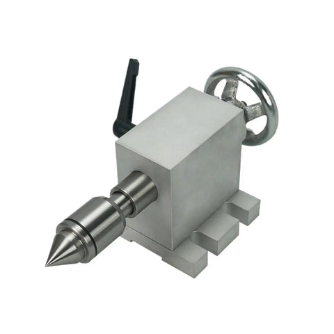 Dead Nuts Tight Mt2 Tailstock Kit With 65Mm Center Height And Quick Change 80Mm Chuck Socket for CNC milling use.
