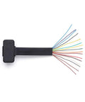 OBD II 16 Pin Splitter Extension Cable 1 Male To 2 Female Adapters 2 Ft 60 Cm No Shared Ground Wires Ultra Flat Profile