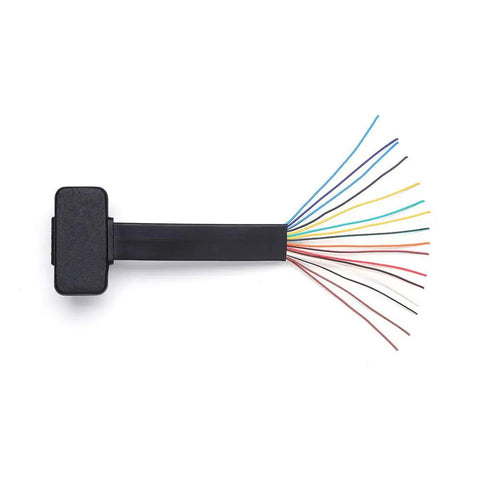 OBD II 16 Pin Splitter Extension Cable 1 Male To 2 Female Adapters 2 Ft 60 Cm No Shared Ground Wires Ultra Flat Profile