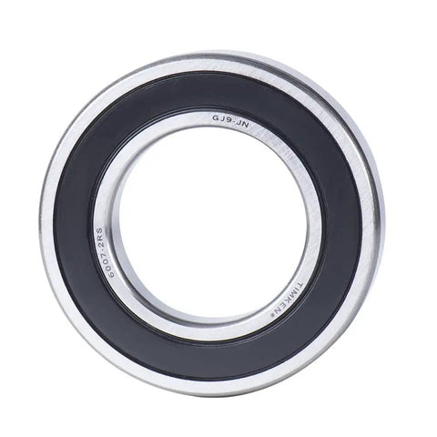 Top Shelf 2 Pack 6007 2Rs Deep Groove Ball Bearings 35X62X14Mm double rubber sealed chrome steel showing inner view.