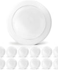 6 Inch LED Disk Lights Pack Of 12 Dimmable Recessed Ceiling Downlights With 5 CCT Selectable 2700K To 5000K 1050 Lm Hella Bright 12W