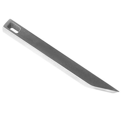 Everyday Carry Keychain Pry Bar And Bottle Opener Tool In Stainless Steel, Small Multitool For EDC, Heavy Duty Crowbar, Side View