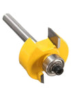 Heavy Hitter Rabbet Router Bit Set With Six Precision Cnc Woodworking Cutters Quarter Inch And Eight Millimeter Shank, yellow router bit