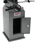 Heavy Hitter 12 Inch Abrasive Cut Off Saw With Five Horsepower Motor And Three Phase 230 460 Volt Power with an open cabinet door.