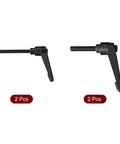 Quick Release Clamping Levers Push Button Ratchet Handles Adjustable Toggle Latches Heavy Duty Steel Tool Clamps 2 pcs