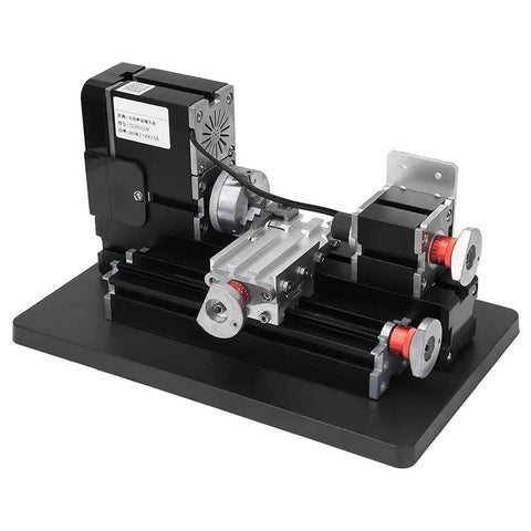 Garosa Mini Metal Lathe With 60 Watt Motor And 12000 RPM Speed For Precision Wood Plastic Soft Metal Machining hobby workshop