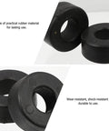 4 Pack Shock Absorber Rubber Ring Pads For Fitness Equipment Non Slip Wear Resistant Feet Bumpers To Reduce Vibration Protect Floors