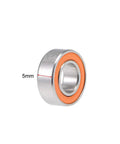 Hybrid Ceramic Ball Bearing S687C-2OS 7x14x5mm Sealed On Both Sides showing side view with 5mm thickness