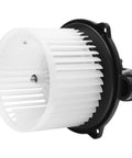 Fresh New Ac Heater Blower Motor Fan For Korean Rides Oem Direct Swap Ready To Rock Plug And Play Setup Delivers Crisp Cabin Airflow Without Any Hassle close-up view of the white fan with black housing