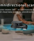 RPLIDAR X3 360 Degree 2D Lidar Sensor With 8m Range, 10Hz Scan Rate on kitchen counter background demonstrating obstacle avoidance