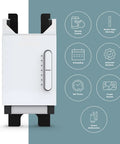 Game Changing Smart Dimmer Switch Crafted For Single Pole Circuits Featuring Effortless Wifi Linkup And Voice Commands Via Alexa Or Google Home, close-up view with rocker panel.