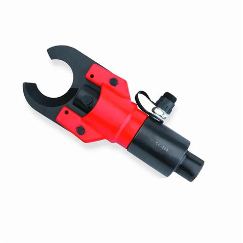 12T Hydraulic Cable Cutter Beefy Split Tool for cutting copper wires up to 50mm, red and black design, heavy duty, no pump needed