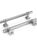 25 Pack Black Cabinet Pulls 3 Inch Kitchen Handles Modern Square Hardware For Dresser And Bathroom Zinc Alloy Durable Finish Easy Install Fits 3 Inch Hole Centers