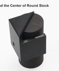 Center Finder Tool for Woodworking, 45 Degree Centering Marker and Center Line Scriber, Aluminum Alloy Black Edition