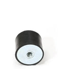 Heavy Duty Rubber Bobbin Mount Shock Absorber Tames Road Shakes And Keeps Your Rig Cruising Smooth Metric Female To Female Vibration Isolator For Cars Trucks And Marine M16 100X50mm, showing a black rubber mount.