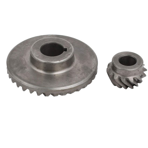 Beefy 90 Degree Bevel Gear Set 3 Piece For Spiral Helical Drive Precision Replacement Parts In Gray Metal Ring Gear 35 Teeth 44x13mm 11mm Hole 2.5mm Keyway Fits Gear Assembly