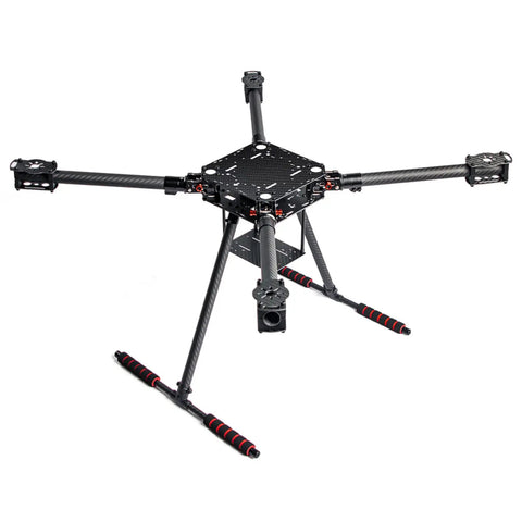 Foldable Carbon Fiber Quadcopter Frame For Heavy Lift Drones With 550/600/650/700mm Wheelbase And Carbon Landing Gear Perfect For Aerial Photography Mapping And Industrial Drone Applications