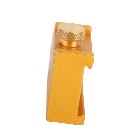 Side view of Woodworking Ruler Locator And Aluminum Alloy Marking Gauge Pro Grade 45 Degree Angle Line Scribe Tool