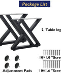 Heavy Duty Black Metal Table Legs Set Of 2 28 Inch High T Shape Iron Desk Legs For DIY Dining Tables And Desks Supports Up To 800 Pounds Modern Matte Finish Look