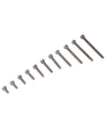 Solid 440 Piece Metric M3 Machine Screw Assortment Kit 304 Stainless With Hex Heads Two Hex Keys Ideal For Machinery Electronics Repair Needing Rust Proof Fasteners That Stay Secure Stop Loosening For Pros And DIYers Keep Gear Tight On Project, M3 bolts