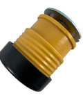 Direct Bolt On Body Mount Bushing Kit For Ford F250 F350 F450 F550 Trucks 2008 Through 2016, heavy-duty yellow bushing detail.
