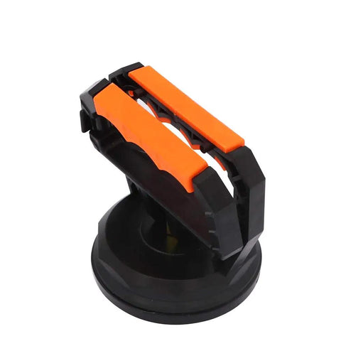 Pro Grade Phone Repair Tools Kit With LCD Screen Opening Pliers Suction Cup Spudger Disassembly Set For Iphone Samsung Huawei Xiaomi Precision Pry Tools For Opening And Repairs, black and orange LCD opening pliers side view