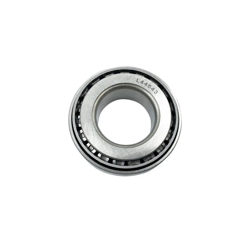 L44643 L44610 Tapered Roller Bearing Cone And Cup Set For EZ Lube Trailer Axles, close-up view of single bearing