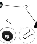 Beefed Up 2mm Wire Landing Gear Replacement Kit For RC Airplanes And Helicopters, 40mm Foam Wheels, 290mm Total Length