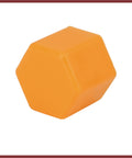 Universal 21mm Orange Silicone Wheel Nut Covers 20 Pack For Lug Bolts Rim Caps Car Tires Accessories Easy Install Durable Rubber Caps side view