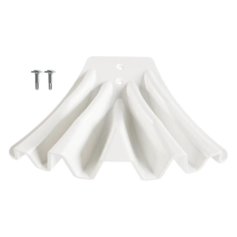 Downspout Diverter Extension For Rainwater Redirection And Foundation Protection, 5x3.8 Inch Gutter System Fix, white with screws