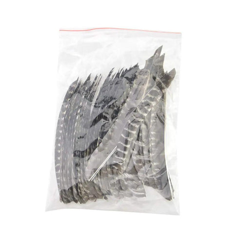 30 Piece Pro Grade Full Length Turkey Feather Arrow Fletching Set For DIY Arrows Right Wing Spiral Twist Wrap in package