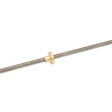 Stainless Steel Linear Motion Kit For 3D Printers And Engraving Machines With 8mm Shaft And SC8UU Slide Blocks, Smooth, Precise Motion System Built For DIY Automation And Boss Level Industrial Projects. 8mm stainless steel threaded shaft with brass nut