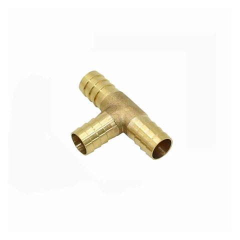 Brass T Shaped Hose Fittings Gear For 8mm 10mm 14mm 16mm Quick Connectors Water Separator For Garden Air And Gas Lines 50 Pieces Durable Multi Size Tee Adapters Easy Install, brass T fitting