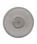 Top view of a High Flow Stainless Steel Replacement Spray Head for Bunn Coffee Machines and Hot Beverage Dispensers, seven hole design.