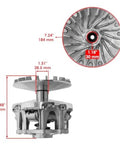 Clutch Assembly For Motorcycle And Automotive Parts 8K1927225B Compatible With Broad Engine Range Delivers Smooth Power Transfer And Ride Ready Performance For Demanding Riding And Long Lasting Durability, 190 mm