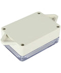 Rugged ABS Junction Box Project Enclosure Case Waterproof Dustproof With Transparent Clear Cover For Easy Cable Viewing Wall Mount Hole