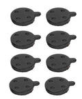 Semi Metal Brake Pads For 10 Inch Electric Scooter, 4 Pairs Bike Disc Pad Set, High Heat Resistant Copper Alloy