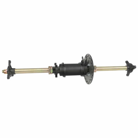 Rear Axle Complete Kit 28 Inch 710mm With 3 Stud Wheel Hub For Go Kart ATV Quad 110cc 125cc 150cc Durable Iron Rubber Painted Finish