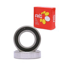 FKG 6904-2RS deep groove ball bearing, 20x37x9 mm, double rubber seals, 2 pcs, silver with black seal, red box