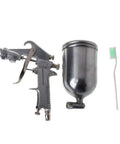 F75 Pneumatic Paint Sprayer With 1 5mm Nozzle, 400cc cup, lightweight design for auto body and furniture polishing.
