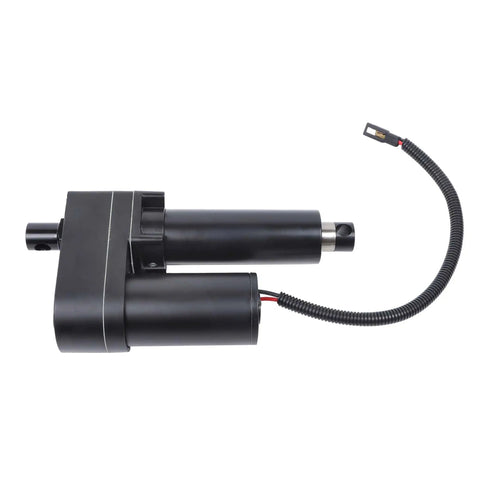 Rock Solid Round Baler Linear Actuator Swap Direct Fit For Farm Tractor Hay Equipment Heavy Duty Cylinder Upgrade Built Tough, black steel design.