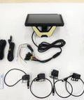 Hella Smooth Four Channel Truck Dash Cam With Ten Inch Touchscreen And 1080P HD Video Featuring ADAS Blind Spot Warning showing components and accessories.