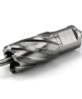 Annular cutter, 7/8 in diameter, 3/4 Weldon shank, HSS, with pilot pin.
